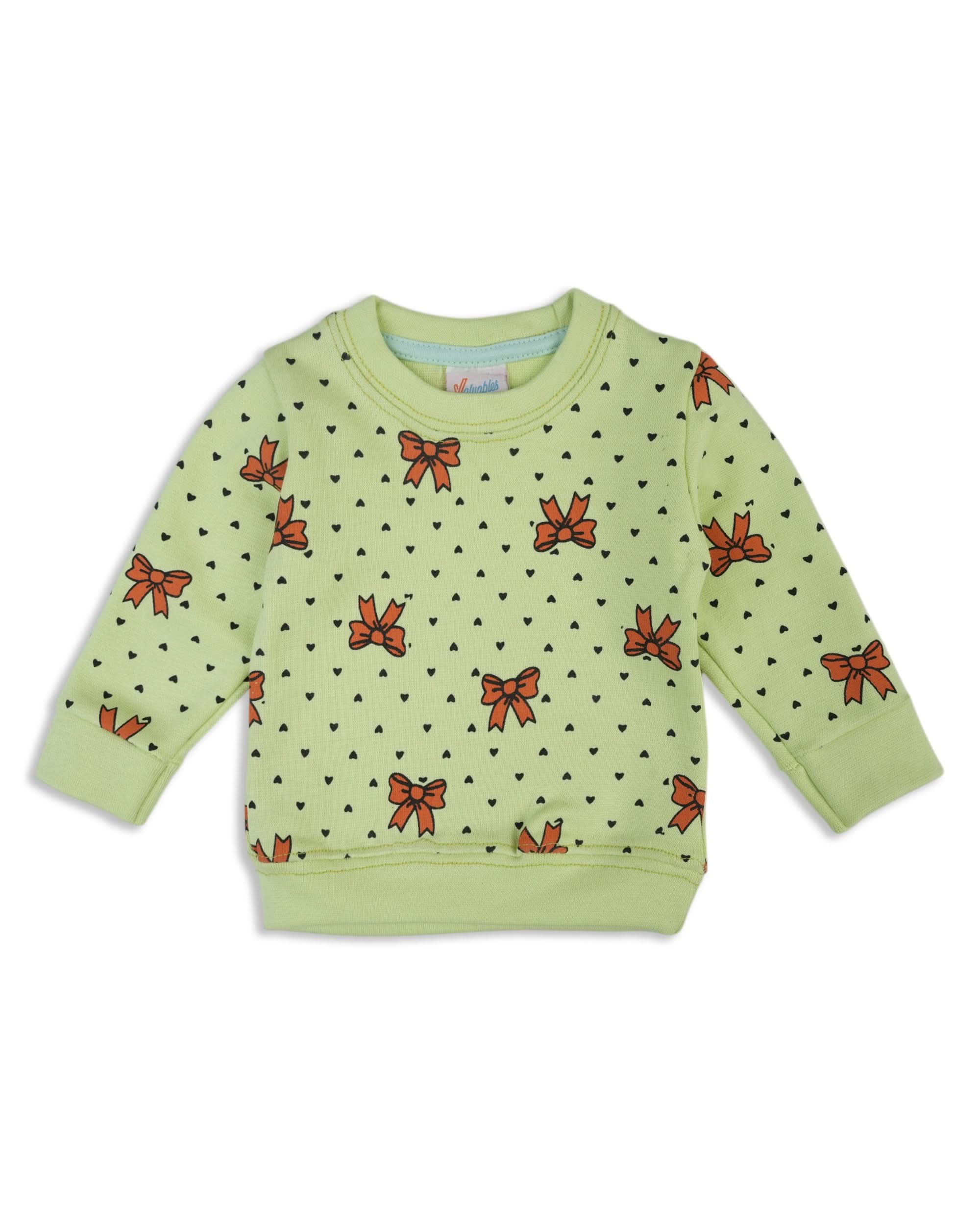 Valuables Newborn Girls Sweat Shirt, Newborn Girls Winterwear, Chase Value, Chase Value