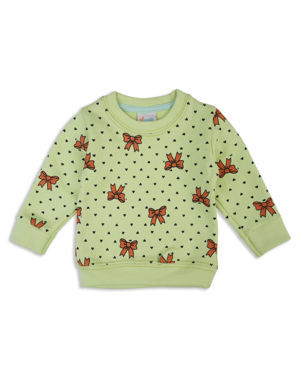 Valuables Newborn Girls Sweat Shirt, Newborn Girls Winterwear, Chase Value, Chase Value