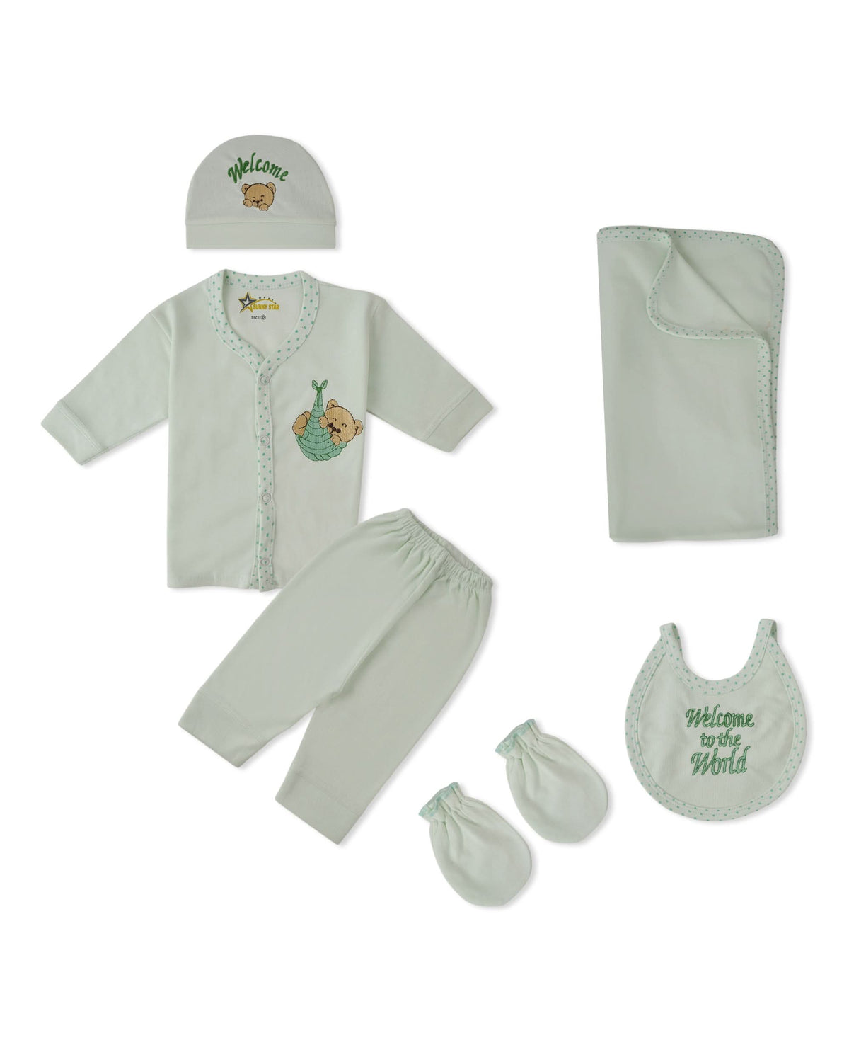 Newborn 6Pcs Gift Set, Newborn Gift Set, Chase Value, Chase Value