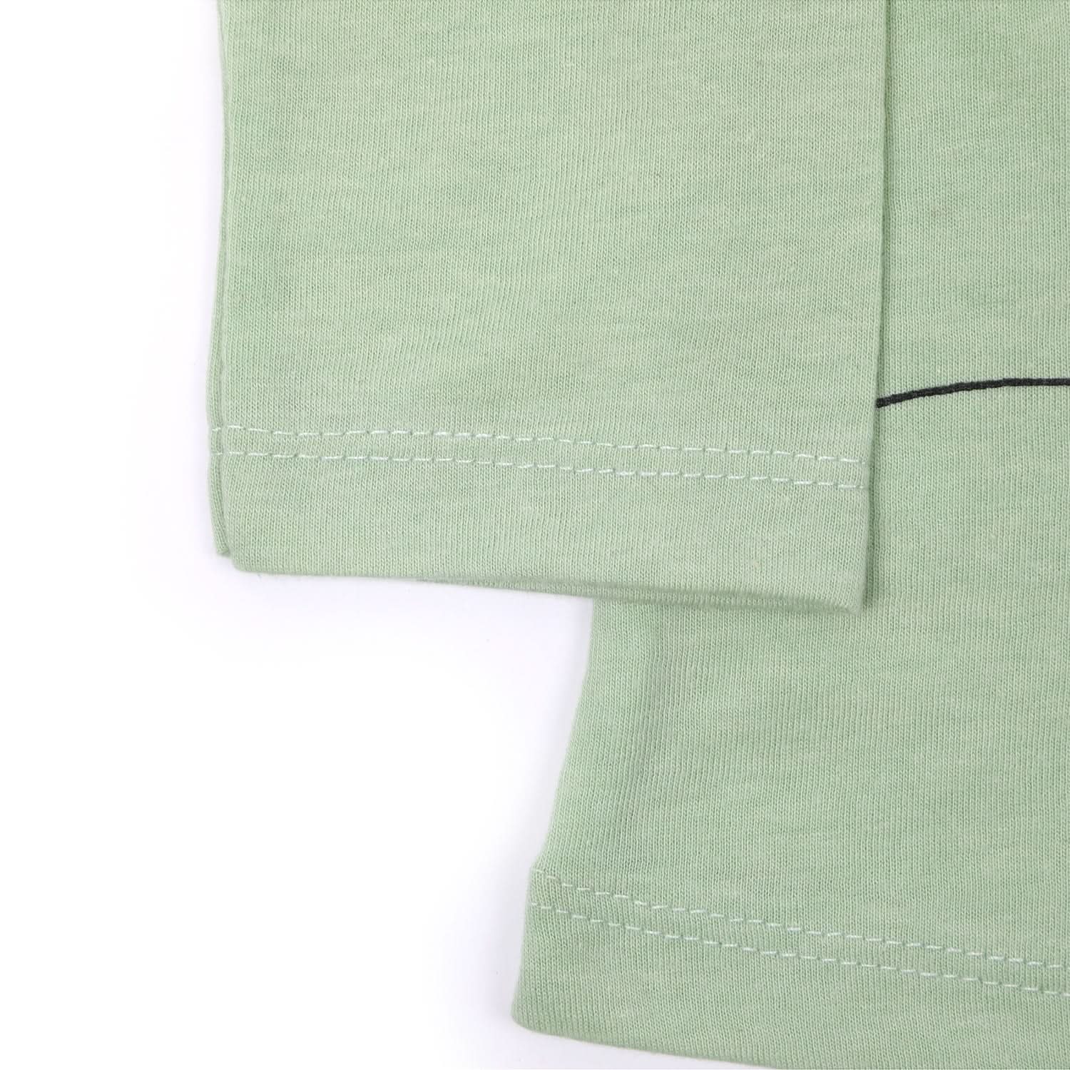 Girls Full Sleeves T-Shirt - Light Green, Girls T-Shirts, Chase Value, Chase Value