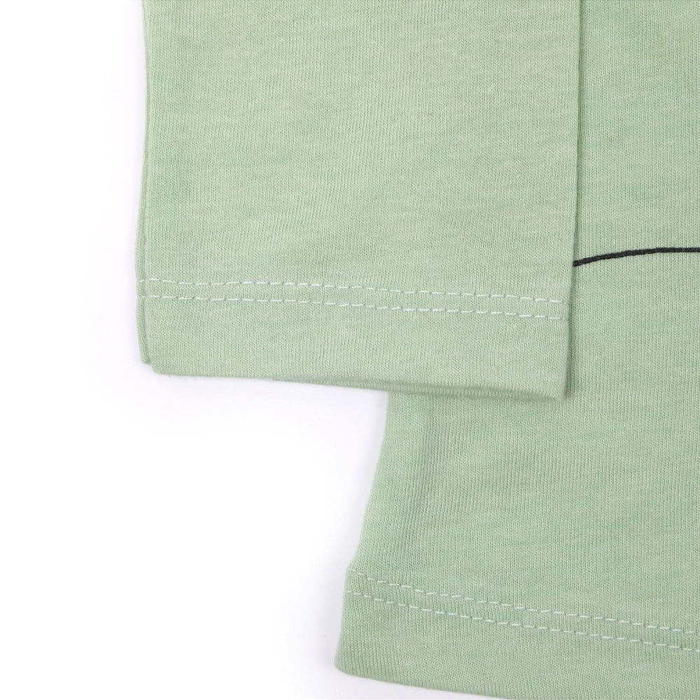 Girls Full Sleeves T-Shirt - Light Green, Girls T-Shirts, Chase Value, Chase Value