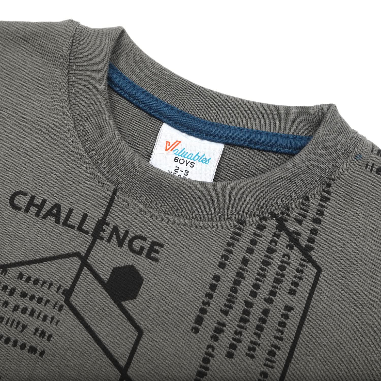 Boys Full Sleeves SweatShirt - Grey, Boys Hoodies & Sweat Shirts, Chase Value, Chase Value