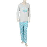 Women's Full Sleeves Night Suit - Light Grey, Women Night Suit, Chase Value, Chase Value