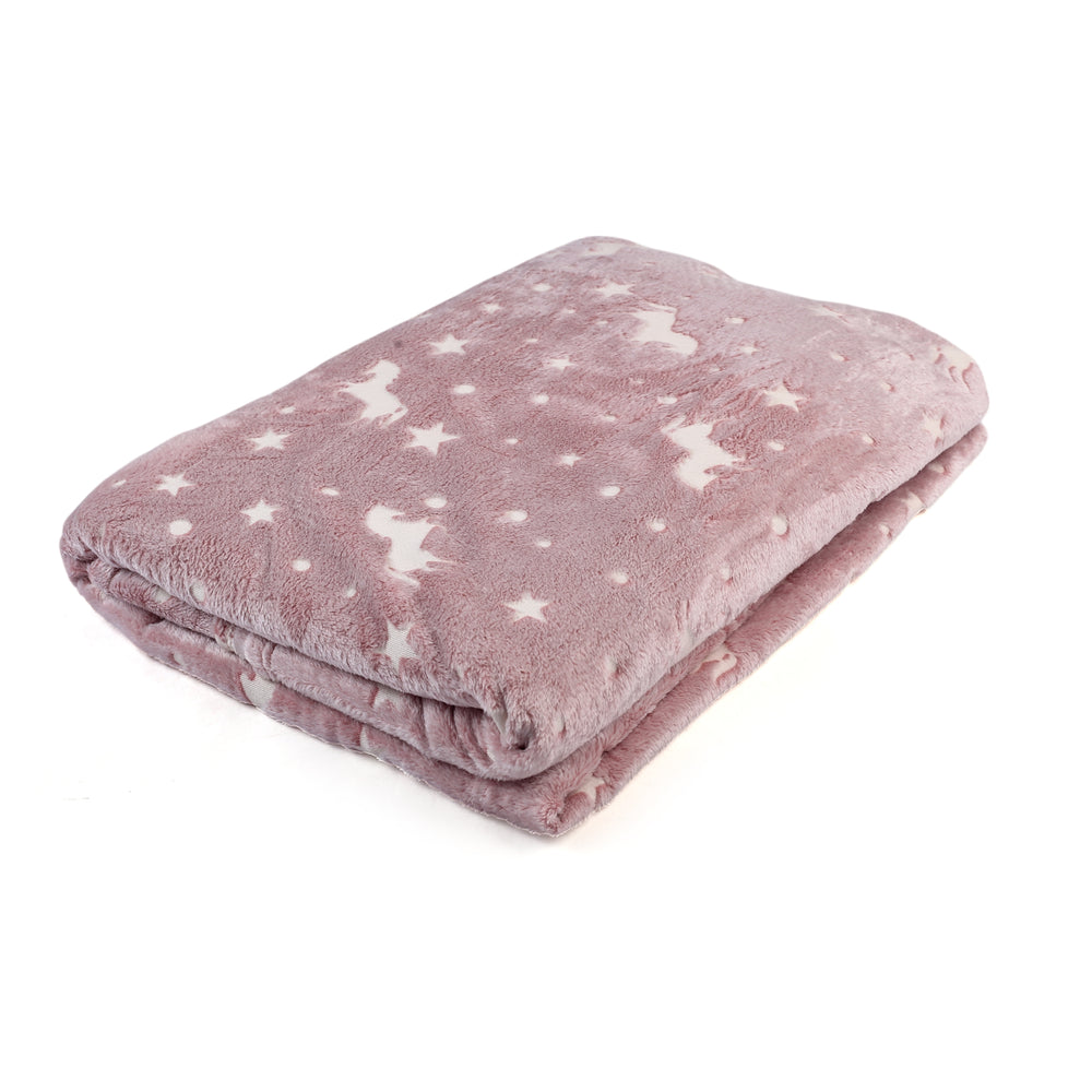 Supremo Embossed Flannel Blanket Double Bed 180X220 - Purple, Blanket, Chase Value, Chase Value