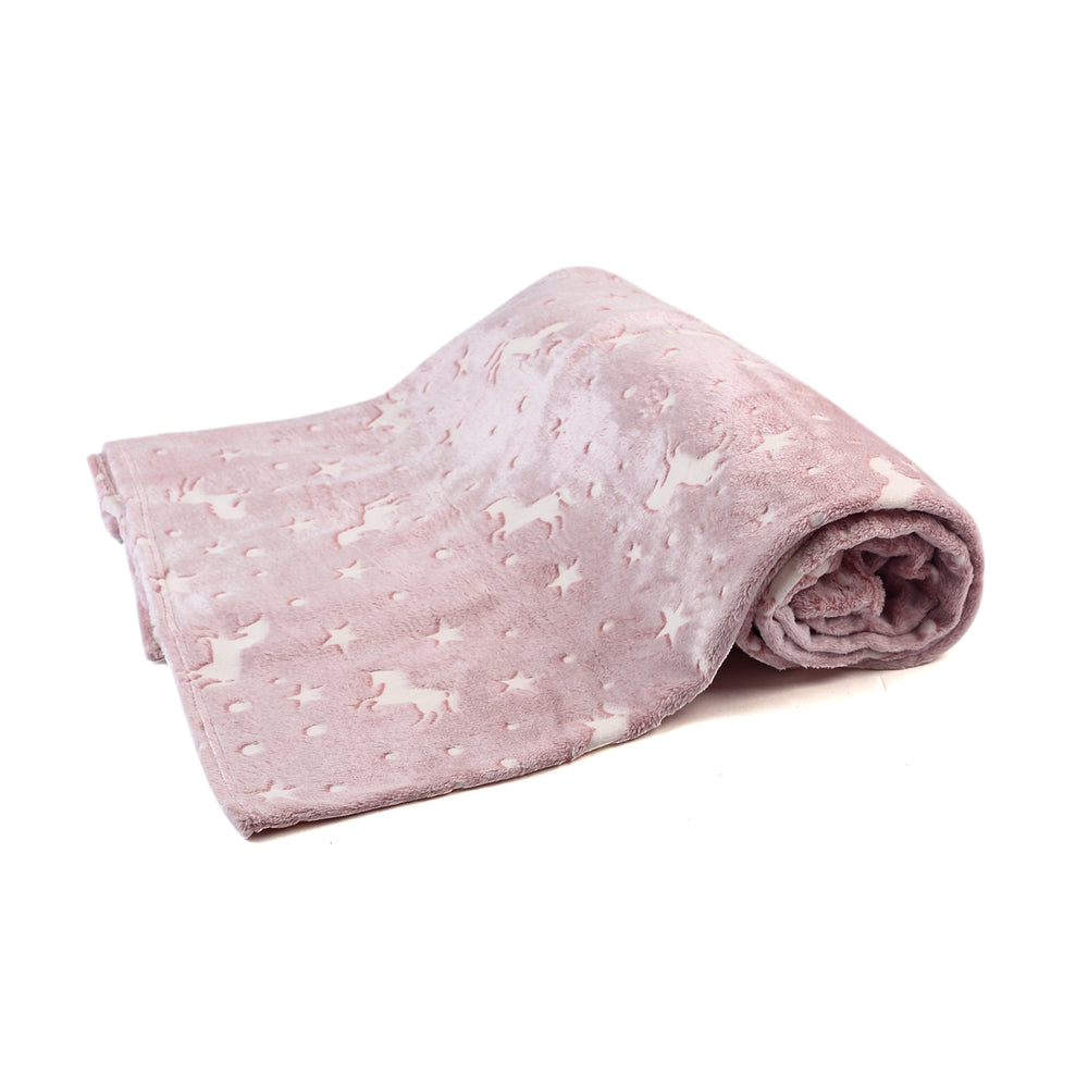 Supremo Embossed Flannel Blanket Double Bed 180X220 - Purple, Blanket, Chase Value, Chase Value