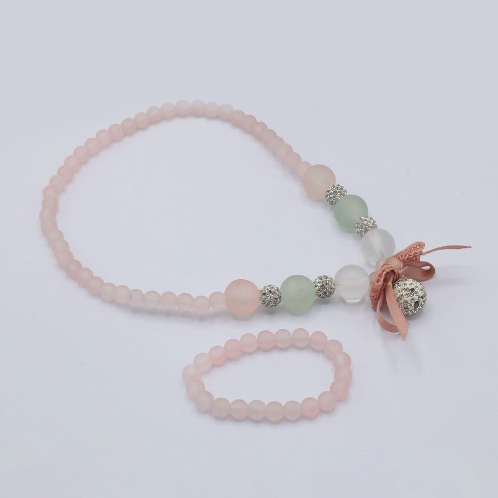 Children Mala - Light Pink, Girls Necklace & Chains, Chase Value, Chase Value