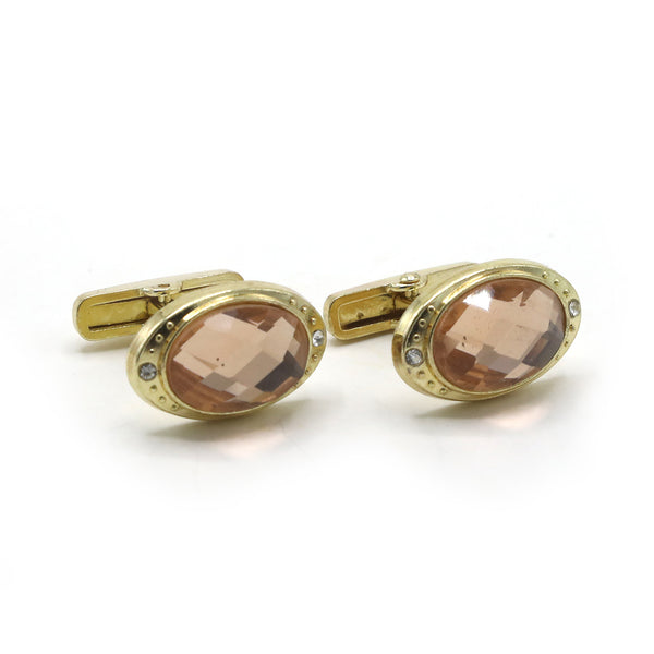 Cufflinks For Men - Light Pink