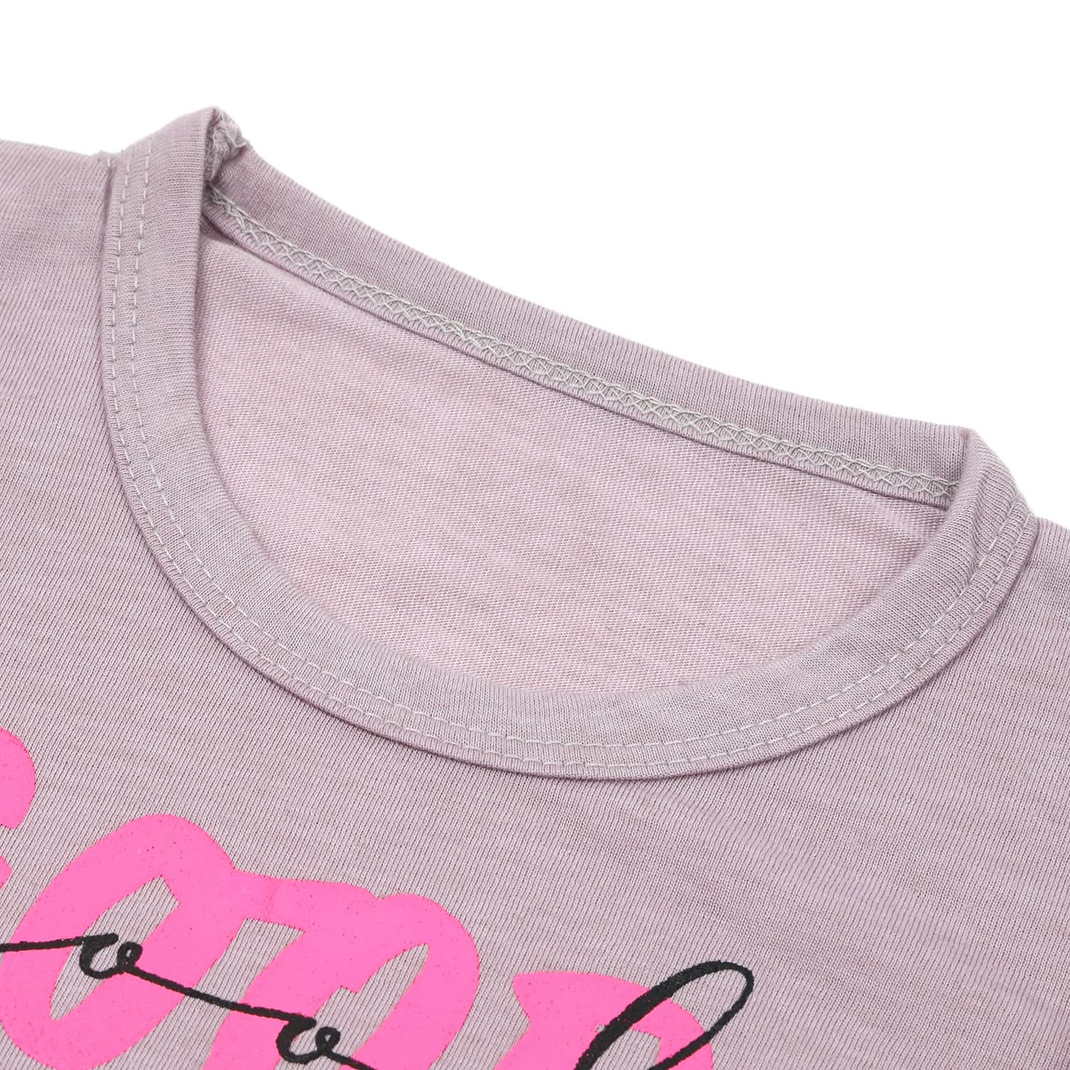 Girls Full Sleeves T-Shirt - Light Purple, Girls T-Shirts, Chase Value, Chase Value