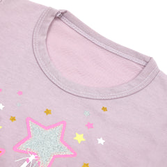 Girls Full Sleeves T-Shirt - Light Purple