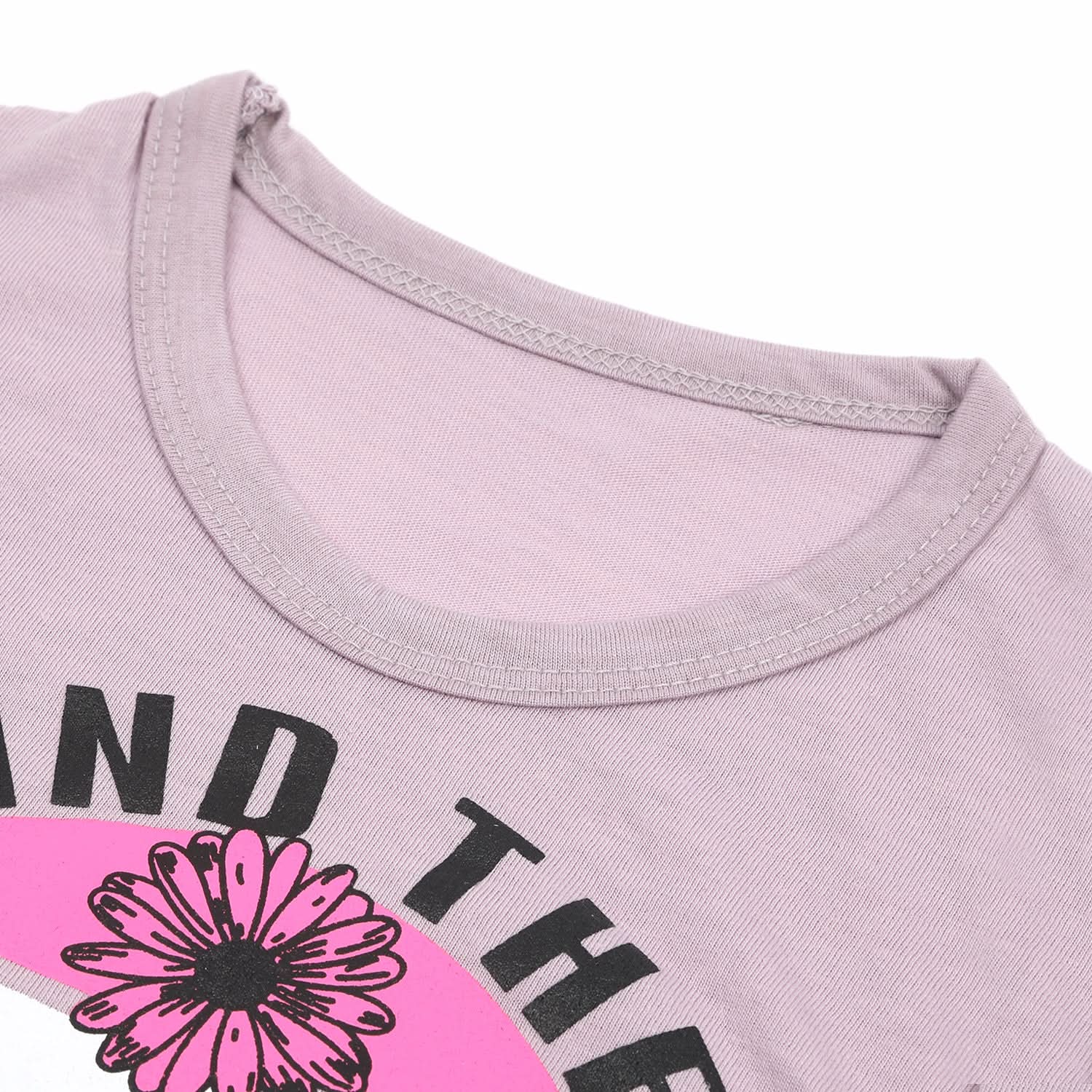 Girls Full Sleeves T-Shirt - Light Purple, Girls T-Shirts, Chase Value, Chase Value