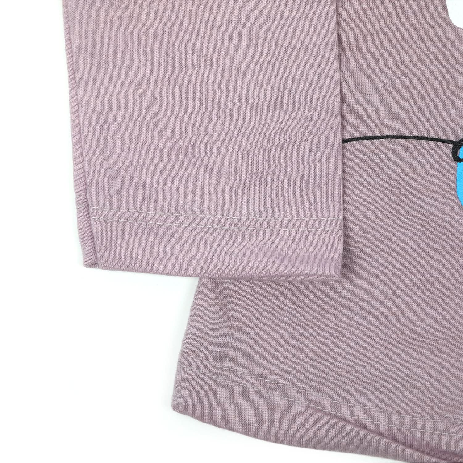 Girls Full Sleeves T-Shirt - Light Purple, Girls T-Shirts, Chase Value, Chase Value