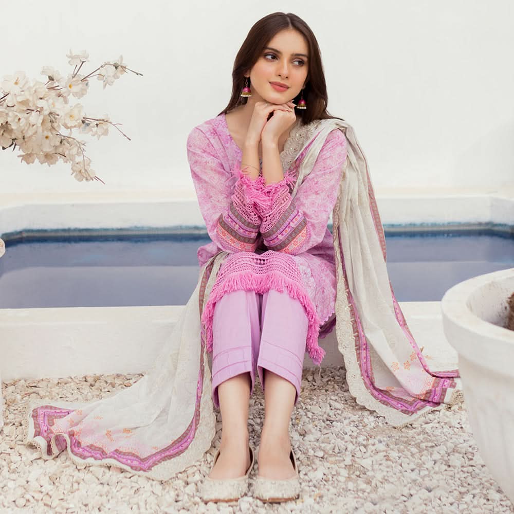 Al Zohaib Sun Shine Bliss Lawn Printed 3Pcs Unstitched Suit - 3, Women, 3Pcs Shalwar Suit, Al-Zohaib Textiles, Chase Value