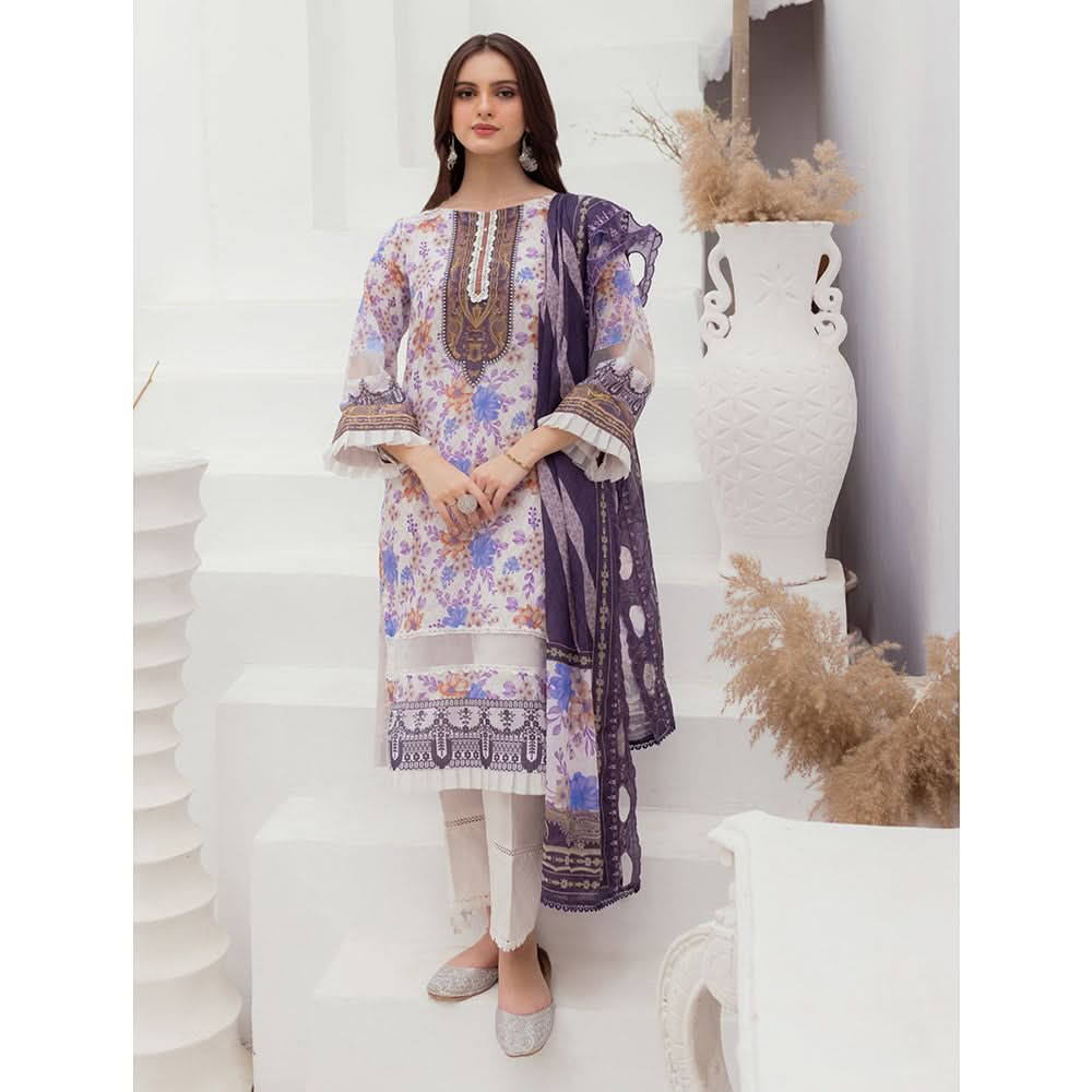 Al Zohaib Sun Shine Bliss Lawn Printed 3Pcs Unstitched Suit - 5, Women, 3Pcs Shalwar Suit, Al-Zohaib Textiles, Chase Value