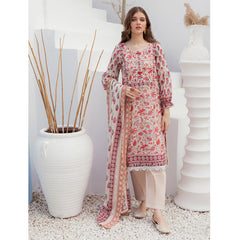 Al Zohaib Sun Shine Bliss Lawn Printed 3Pcs Unstitched Suit - 6