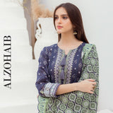Al Zohaib Sun Shine Bliss Lawn Printed 3Pcs Unstitched Suit - 9, Women, 3Pcs Shalwar Suit, Al-Zohaib Textiles, Chase Value