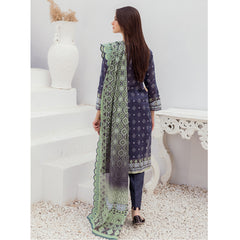 Al Zohaib Sun Shine Bliss Lawn Printed 3Pcs Unstitched Suit - 9