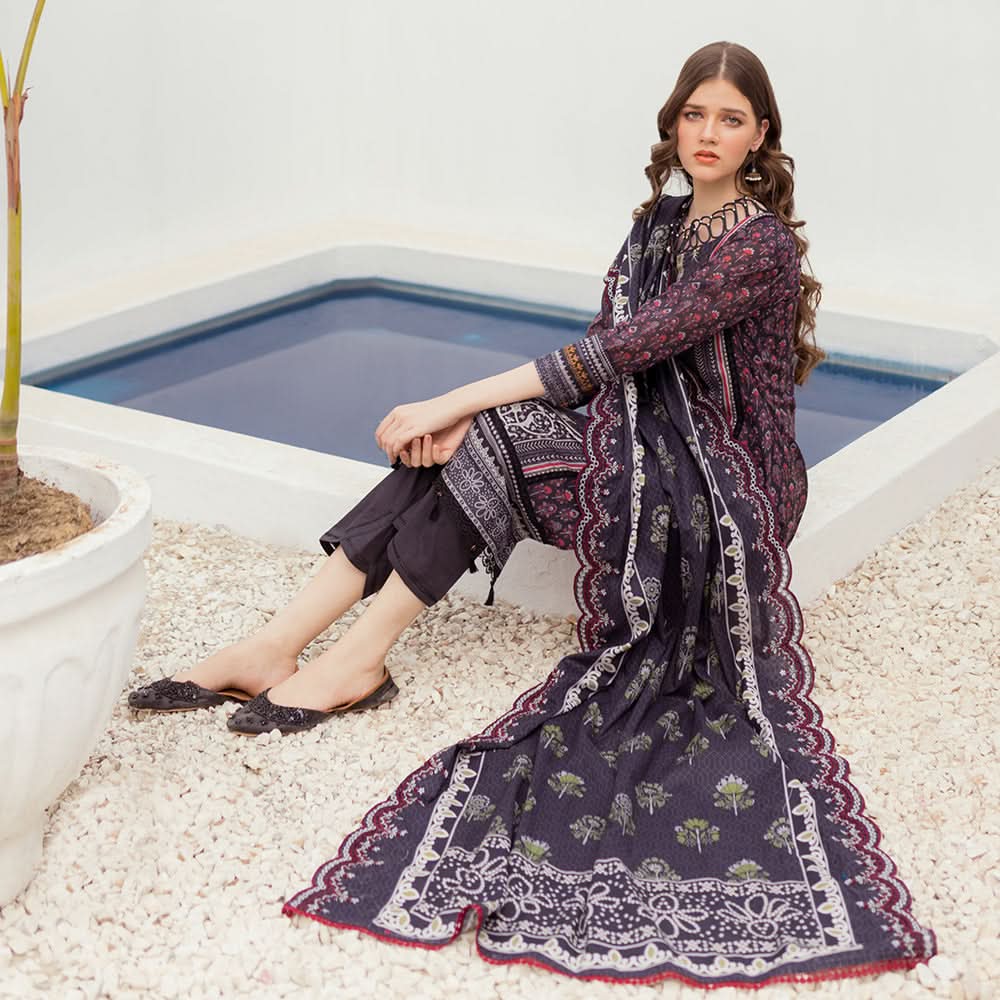 Al Zohaib Sun Shine Bliss Lawn Printed 3Pcs Unstitched Suit - 2, Women, 3Pcs Shalwar Suit, Al-Zohaib Textiles, Chase Value