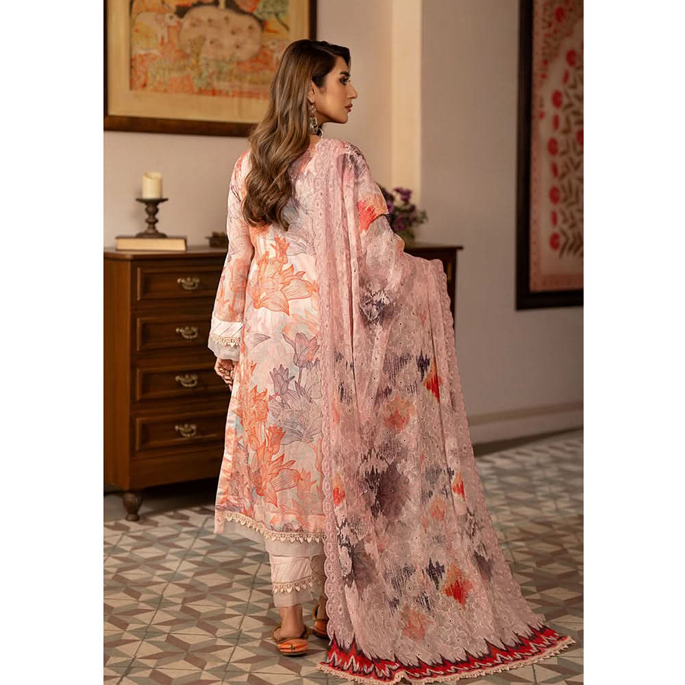 Al Zohaib Sun Shine Chikankari Lawn Printed Suit 3Pcs Unstitched Suit - 2, Women, 3Pcs Shalwar Suit, Al-Zohaib Textiles, Chase Value