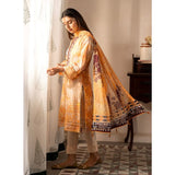 Al Zohaib Sun Shine Chikankari Lawn Printed Suit 3Pcs Unstitched Suit - 3, Women, 3Pcs Shalwar Suit, Al-Zohaib Textiles, Chase Value
