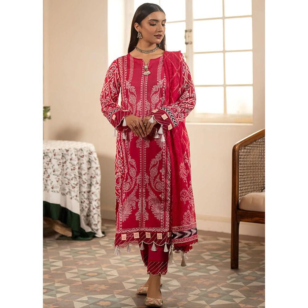 Al Zohaib Sun Shine Chikankari Lawn Printed Suit 3Pcs Unstitched Suit - 7, Women, 3Pcs Shalwar Suit, Al-Zohaib Textiles, Chase Value