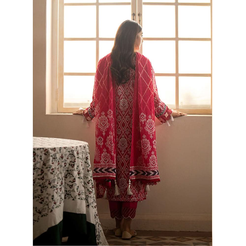 Al Zohaib Sun Shine Chikankari Lawn Printed Suit 3Pcs Unstitched Suit - 7, Women, 3Pcs Shalwar Suit, Al-Zohaib Textiles, Chase Value
