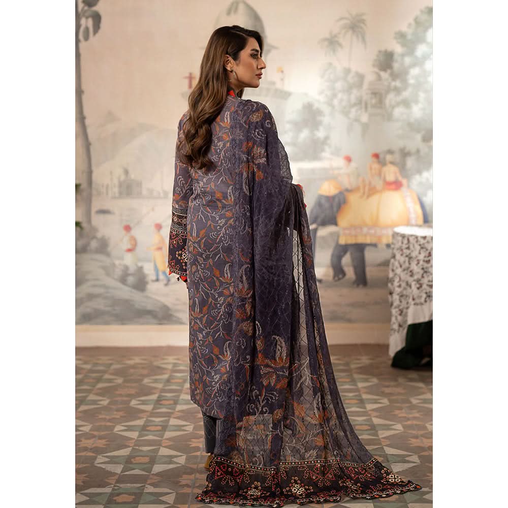 Al Zohaib Sun Shine Chikankari Lawn Printed Suit 3Pcs Unstitched Suit - 10, Women, 3Pcs Shalwar Suit, Al-Zohaib Textiles, Chase Value