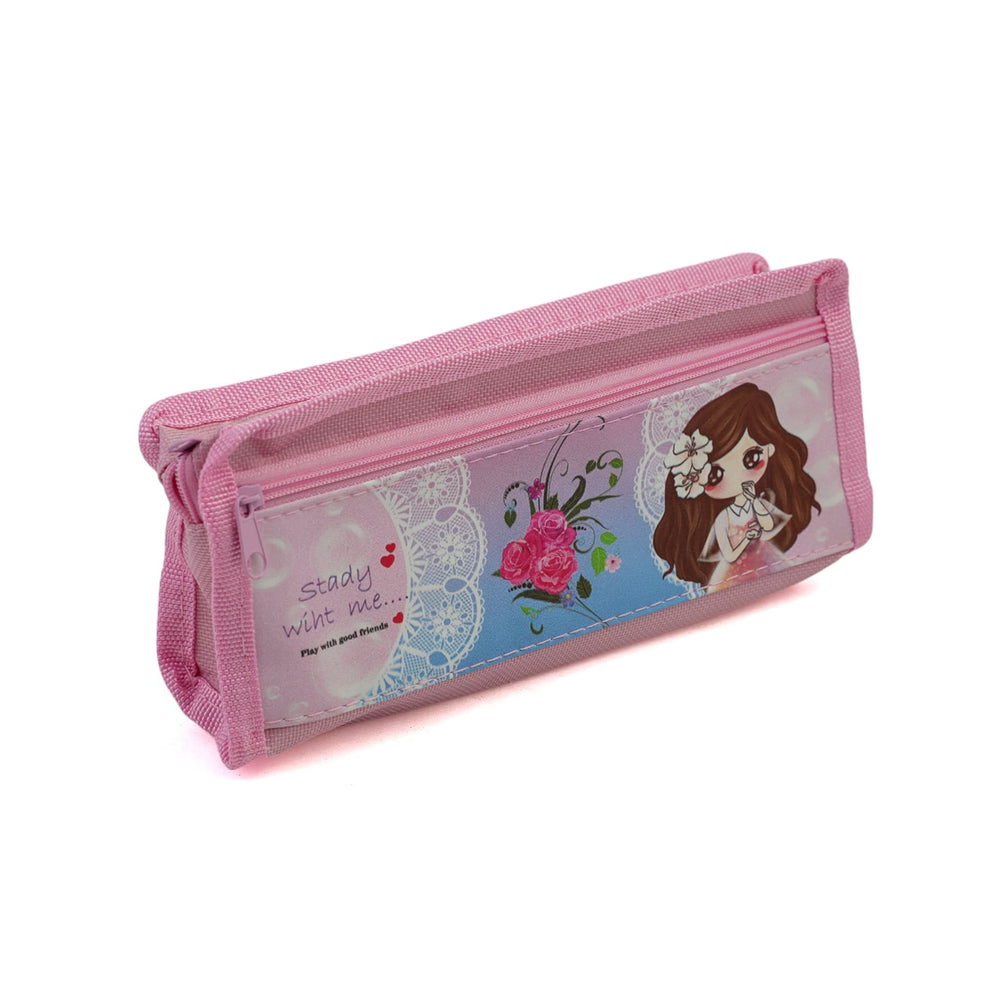 Pencil Pouch - Light Pink, Stationery Pouch & Box, Chase Value, Chase Value