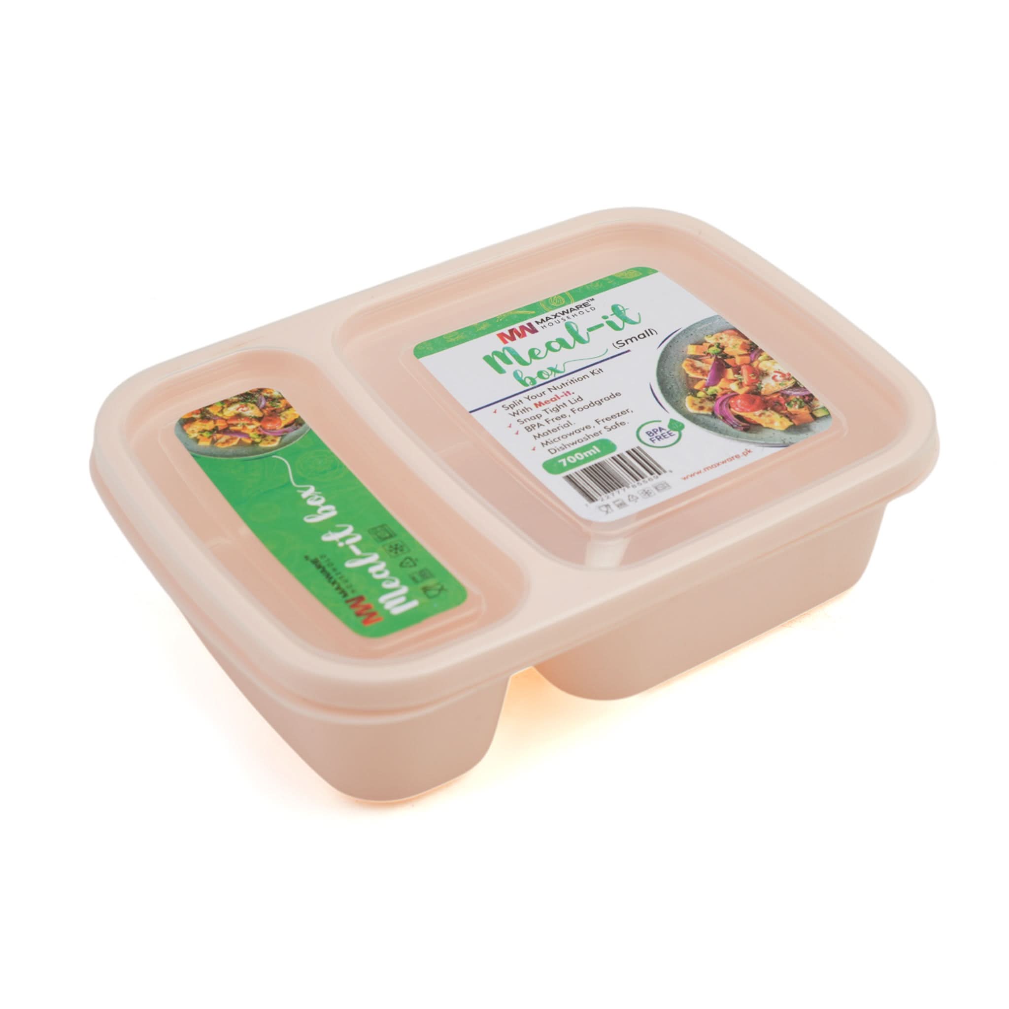 Max Ware Meal It Box Small - Light Pink, Tiffin Boxes & Bottles, Chase Value, Chase Value