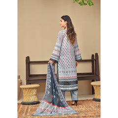 Amaya Lawn Printed Embroidered Unstiched 3Pcs Suit - 4, Women, 3Pcs Shalwar Suit, Zesh Textile, Chase Value