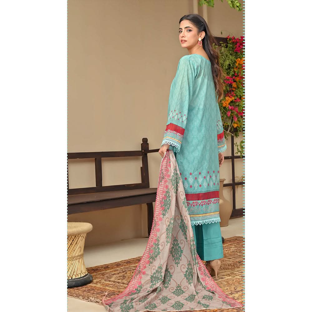 Amaya Lawn Printed Embroidered Unstiched 3Pcs Suit - 2, Women, 3Pcs Shalwar Suit, Zesh Textile, Chase Value
