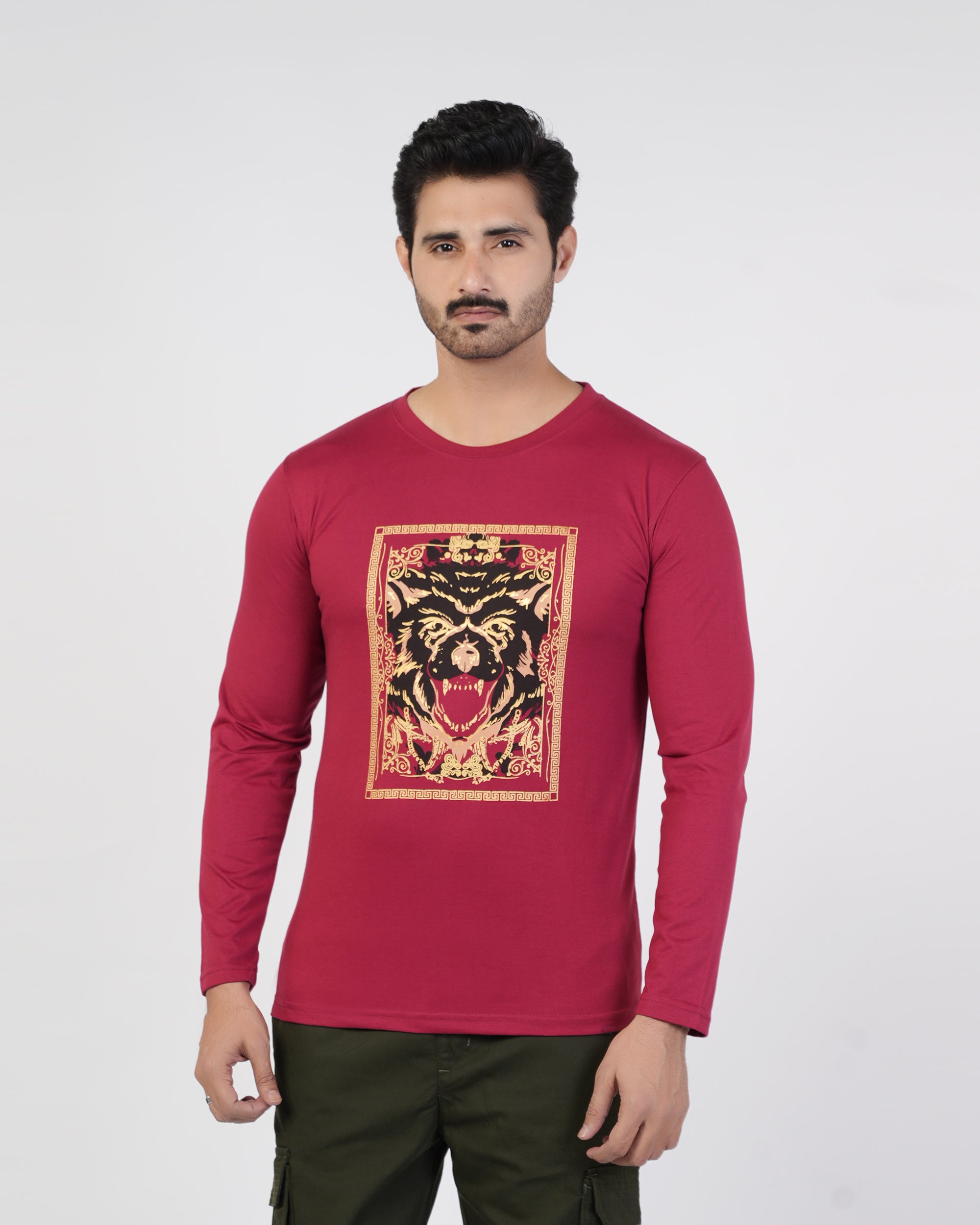 Men’s Printed Full Sleeves T-Shirt, Men's T-Shirts & Polos, Chase Value, Chase Value