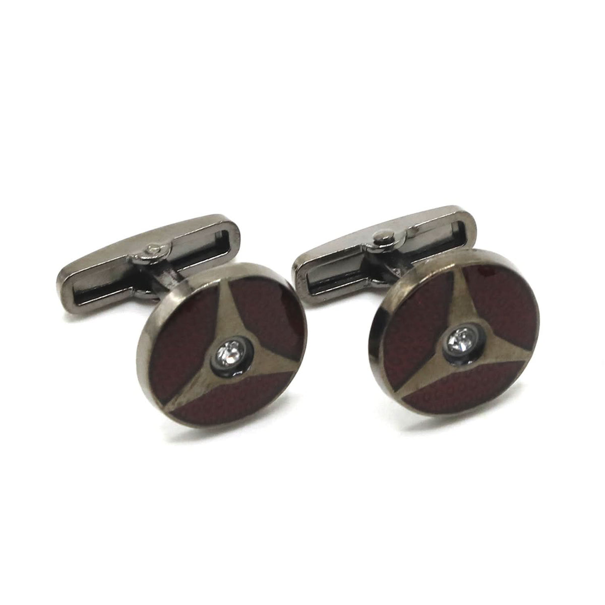 Cufflinks For Men - Maroon, Men's Cufflinks, Chase Value, Chase Value