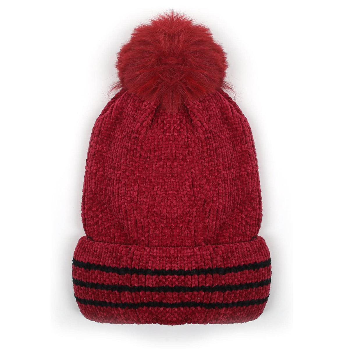 Women's Woolen cap - Maroon, Women's Cap & Other Accessories, Chase Value, Chase Value