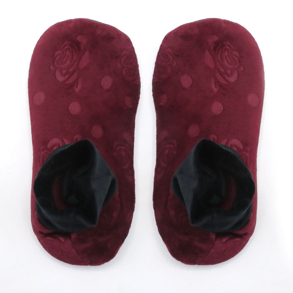 Women's Velvet Boot Socks - Maroon, Women Socks Stocking & Gloves, Chase Value, Chase Value