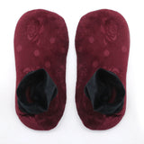 Women's Velvet Boot Socks - Maroon, Women Socks Stocking & Gloves, Chase Value, Chase Value