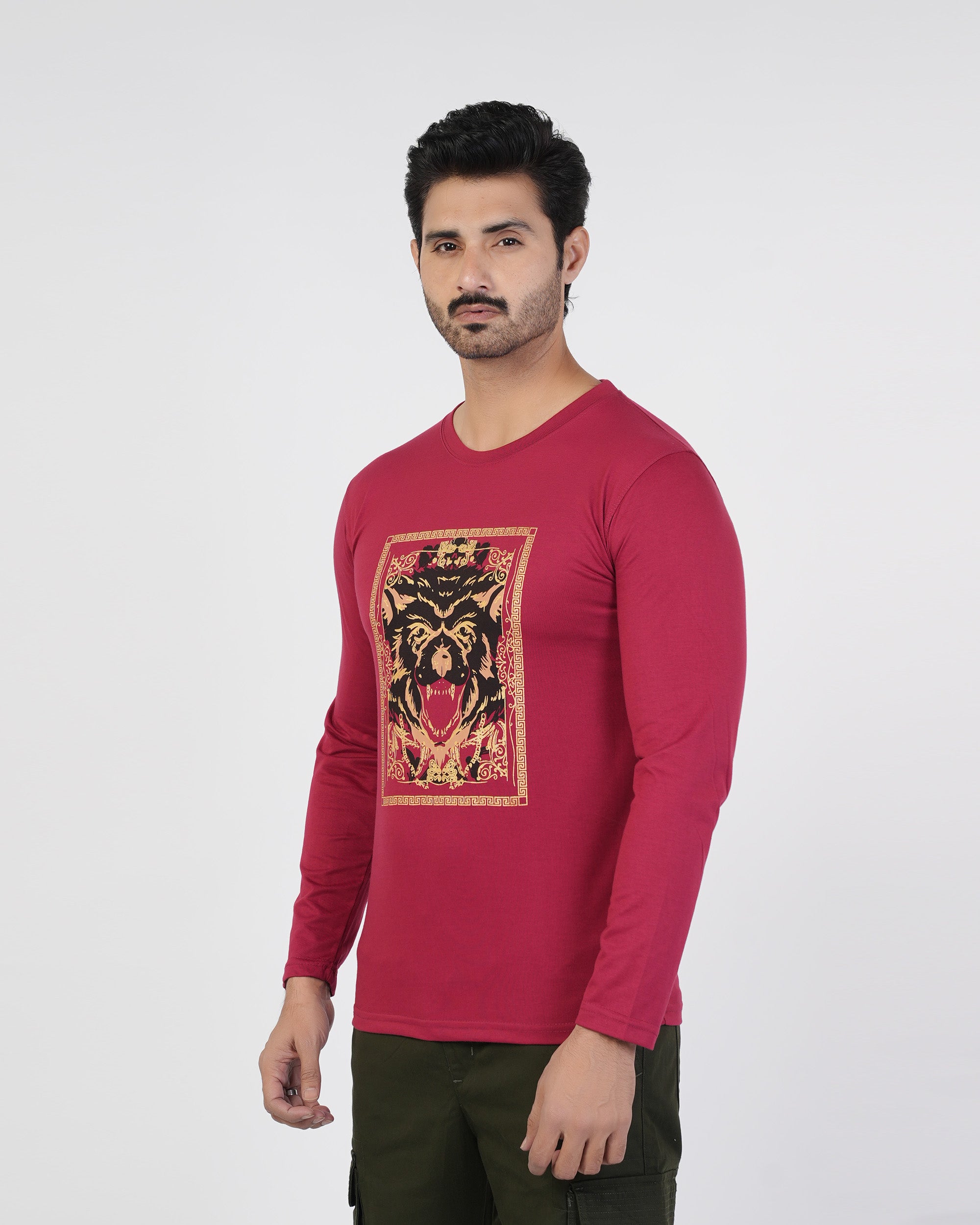 Men’s Printed Full Sleeves T-Shirt, Men's T-Shirts & Polos, Chase Value, Chase Value