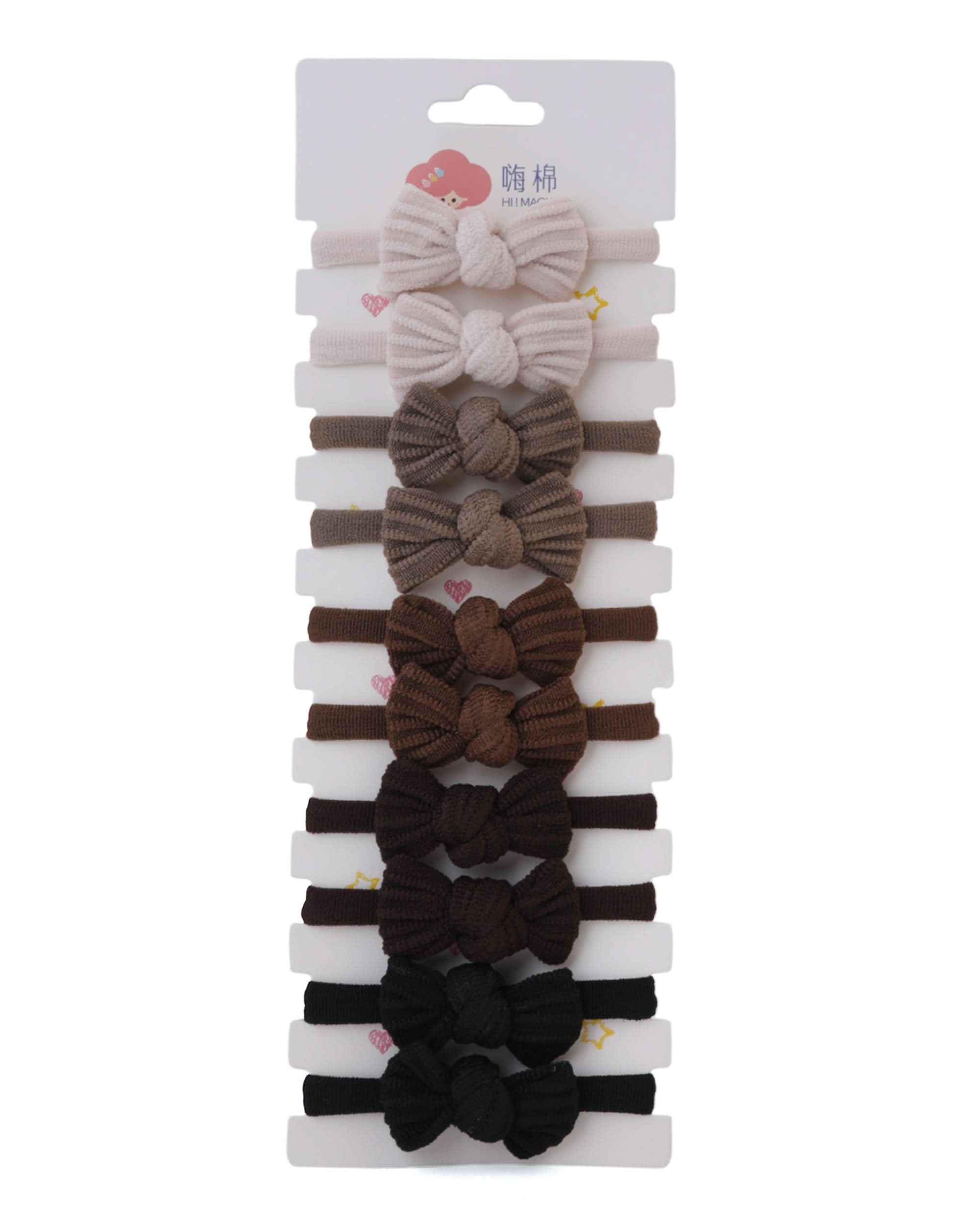 Hair Pony Pack of 10, Girls Hair Accessories, Chase Value, Chase Value