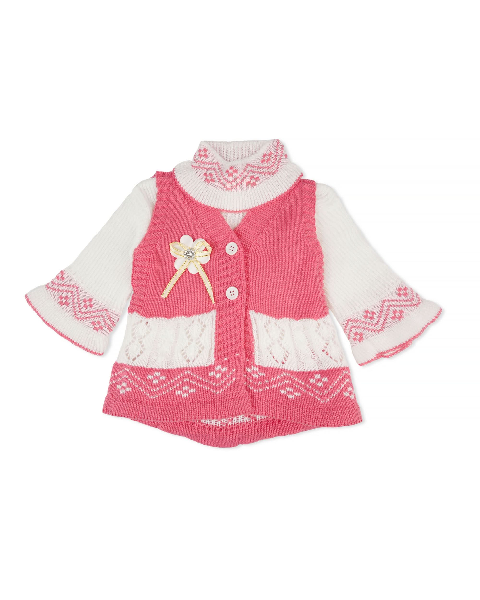 Newborn Girls Irani Suit – 4 Piece Set, Newborn Girls Sets & Suits, Chase Value, Chase Value
