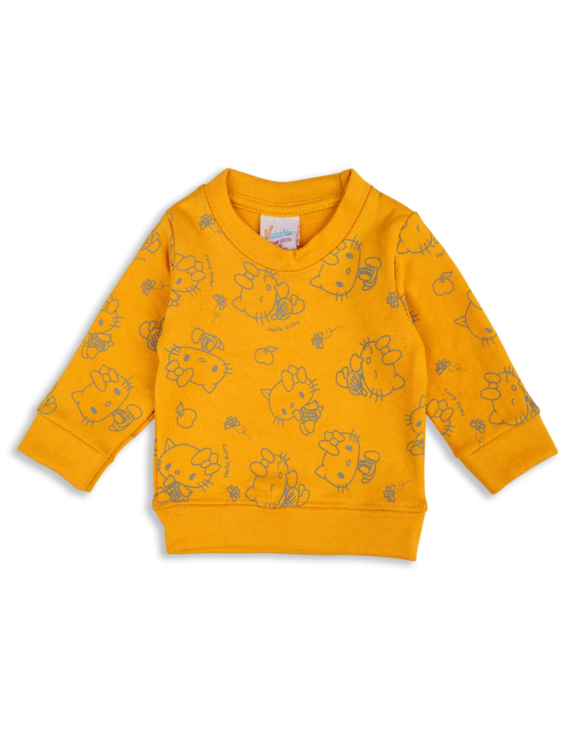 Valuables Newborn Girls Sweat Shirt, Newborn Girls Winterwear, Chase Value, Chase Value