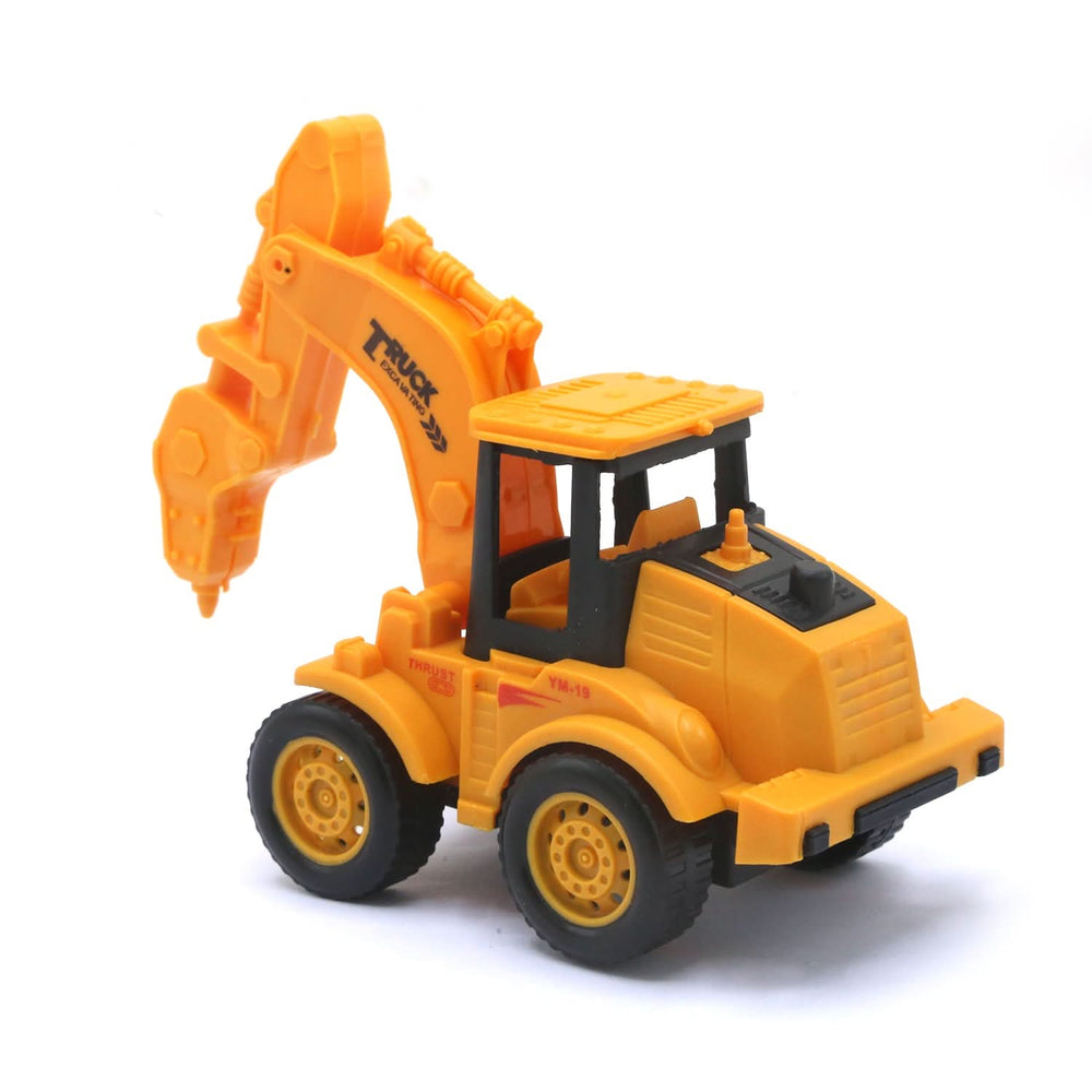 Construction Truck Pull-Back Counter Toy YM-F19 ST-02 - Mustard, Die-cast Model Car, Chase Value, Chase Value