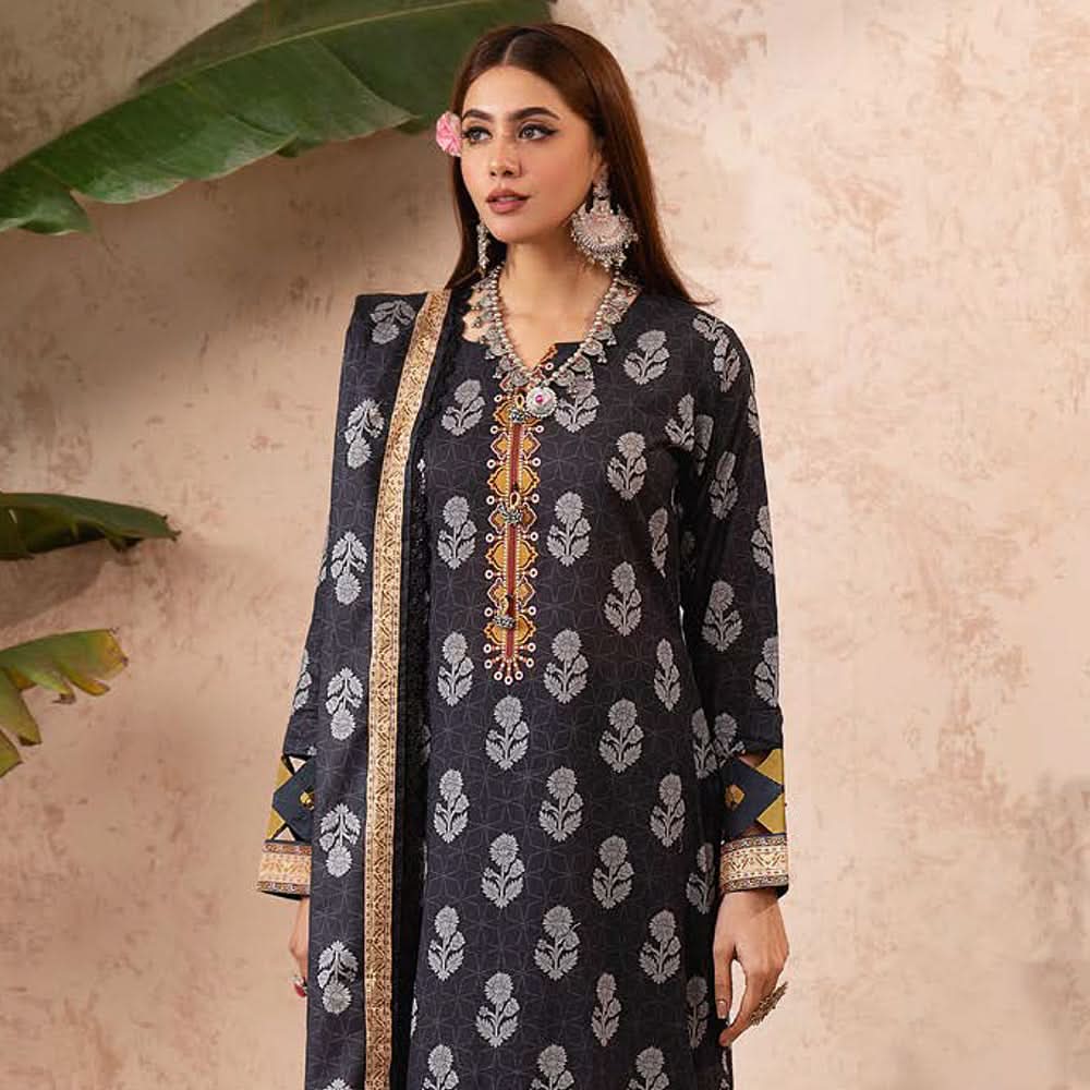 Anum Classic Digital Printed Lawn Unstitched Suit 3Pcs V 1 - 5, Women, 3Pcs Shalwar Suit, Al-Zohaib Textiles, Chase Value