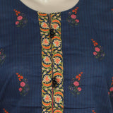 Women's Digital Printed Khaddar 2pcs Suit - Navy Blue, Women Shalwar Suits, Chase Value, Chase Value