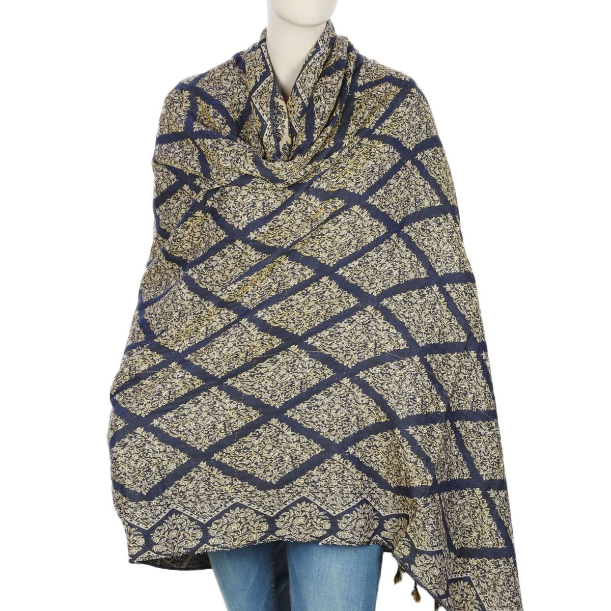 Women's Shawl - Navy Blue, Women Shawls & Scarves, Chase Value, Chase Value