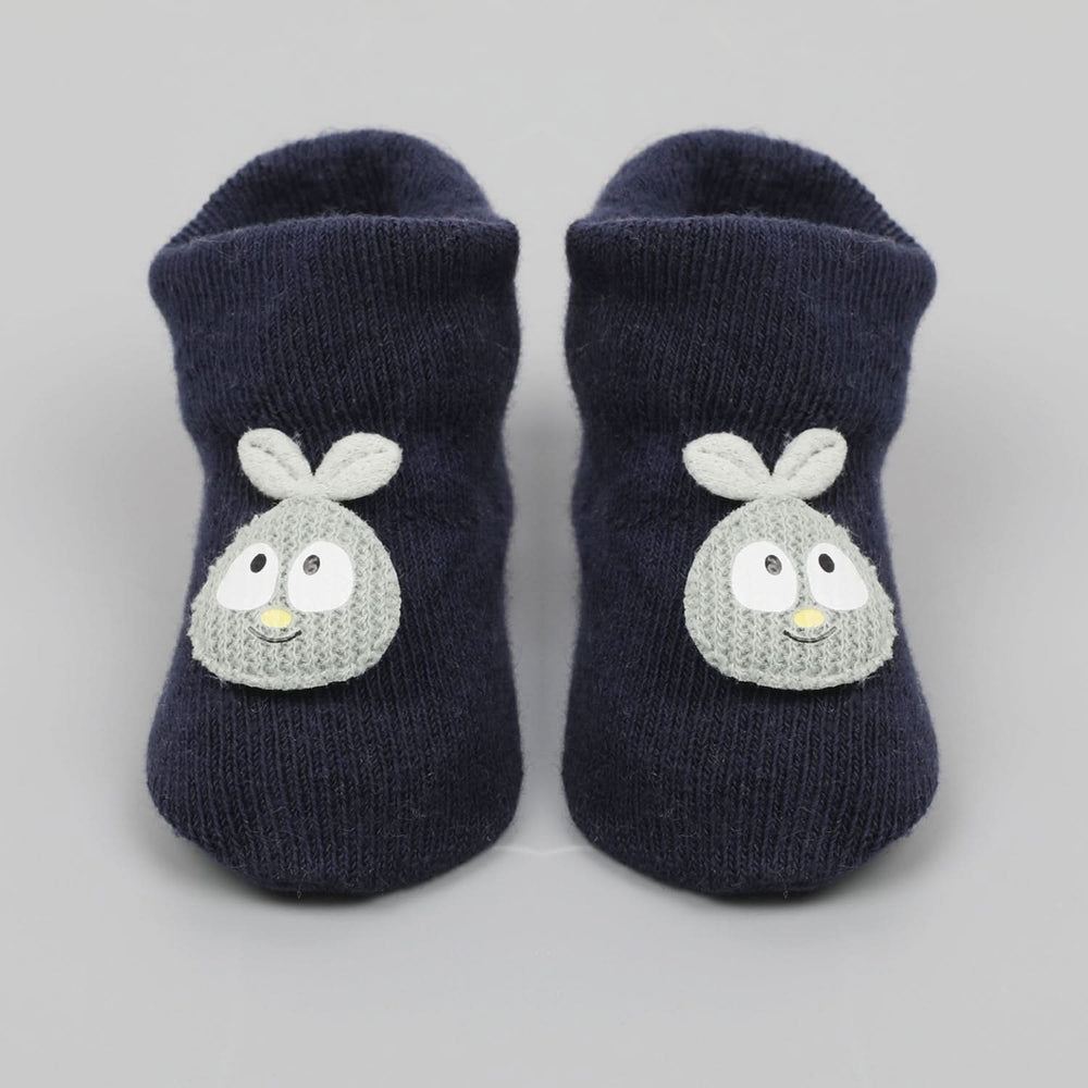 Newborn Card Booties - Grey, Newborn Caps, Shoes & Socks, Chase Value, Chase Value