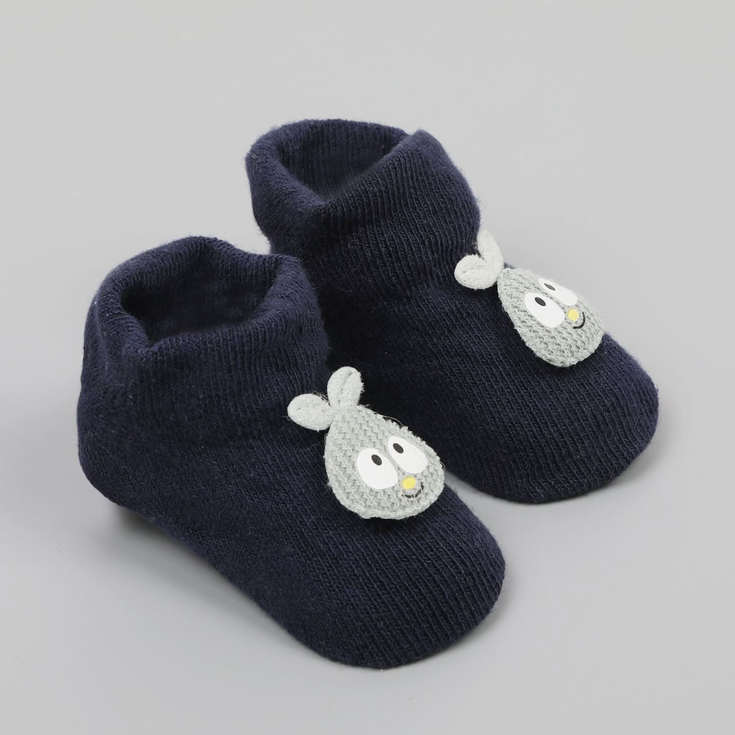 Newborn Card Booties - Grey, Newborn Caps, Shoes & Socks, Chase Value, Chase Value