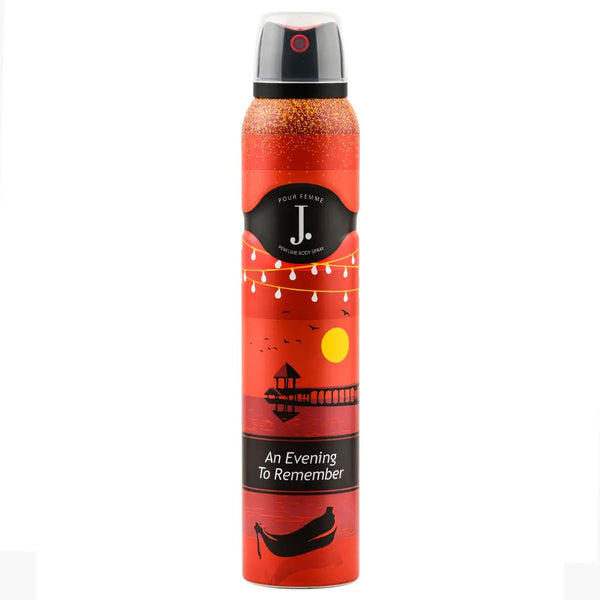 J. Body Spray An Evening To Remember For Women - 200Ml, Women Body Spray & Mist, J., Chase Value