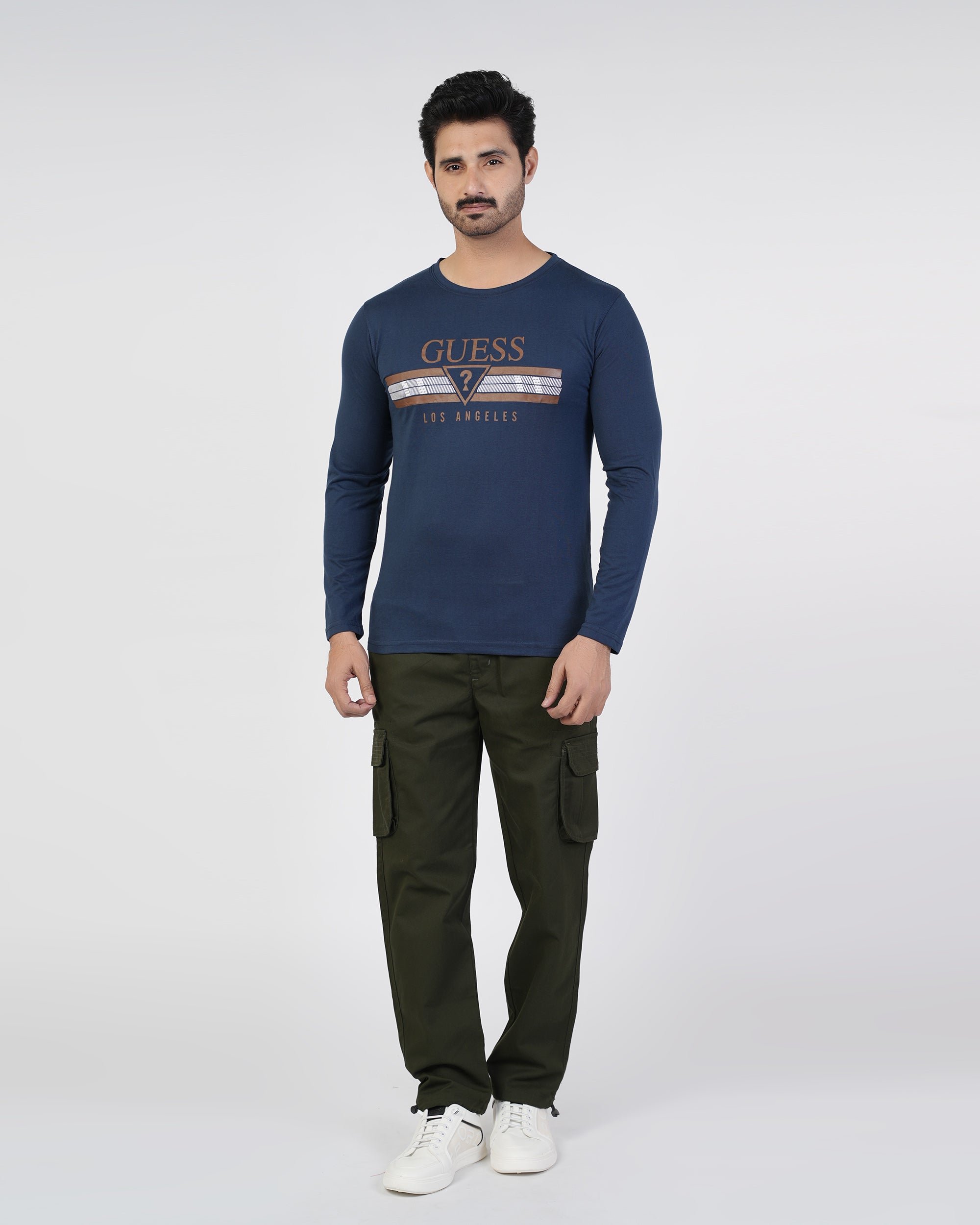 Men’s Printed Full Sleeves T-Shirt, Men's T-Shirts & Polos, Chase Value, Chase Value