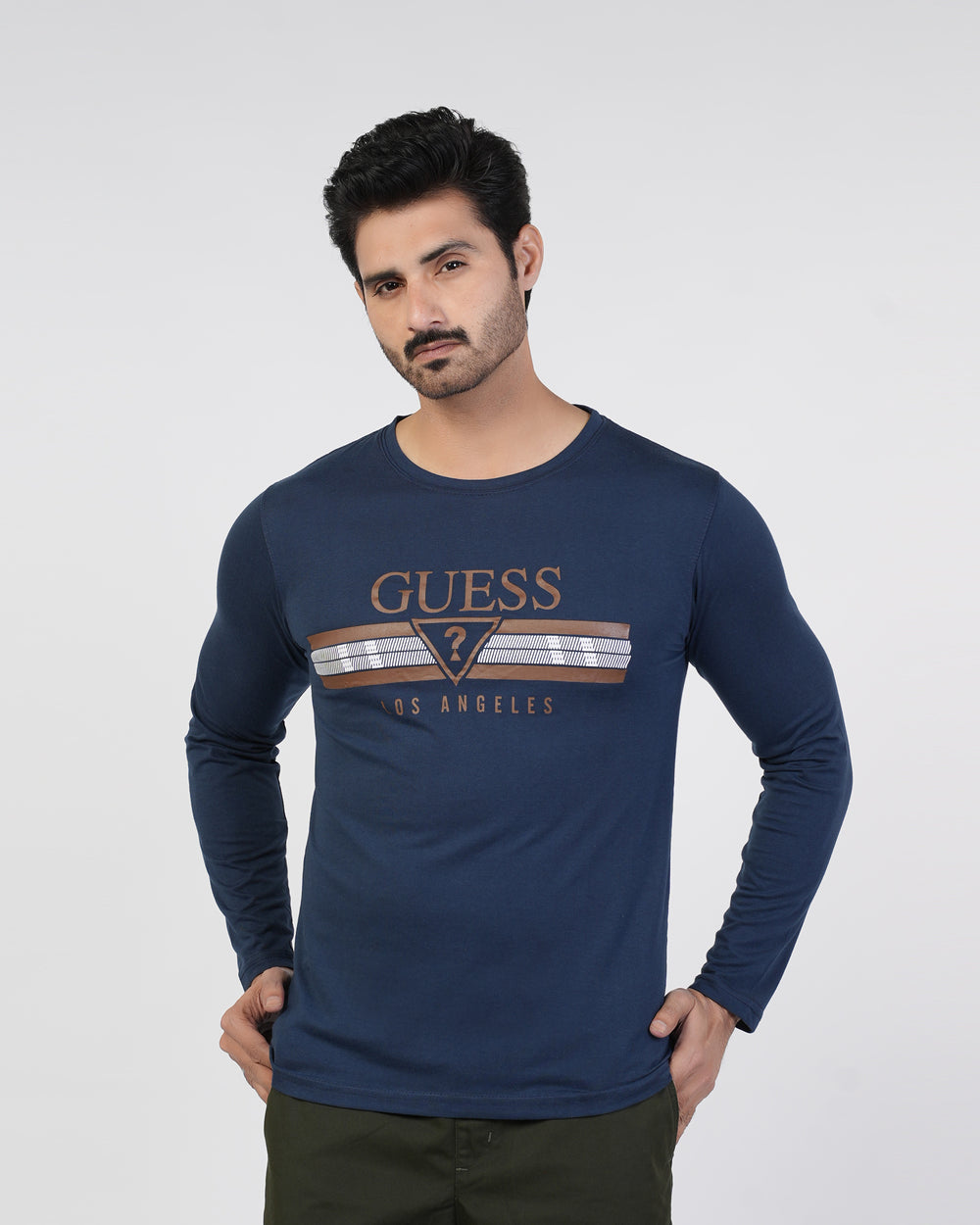 Men’s Printed Full Sleeves T-Shirt, Men's T-Shirts & Polos, Chase Value, Chase Value