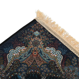 Kashan Persian Rug Medium - 50*68 - Navy Blue, Mats, Chase Value, Chase Value
