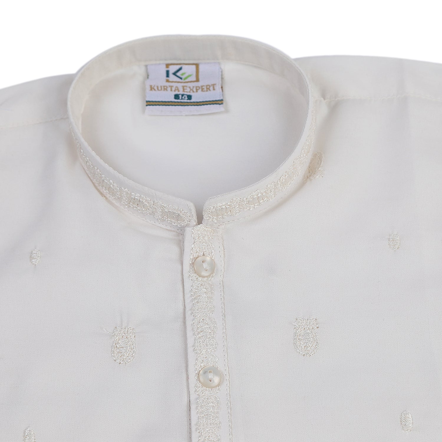 Boys Embroidered Shalwar Suit - Off White, Boys Shalwar Kameez, Chase Value, Chase Value